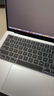 适用苹果笔记本电脑键盘膜新款MacbookAir13英寸键盘贴Pro14寸保护膜15.3/16防尘M4/M3/M2/M1配件 半透黑【2片装】 25款M4（13.6英寸）A3240 实拍图
