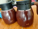 雅集小胖福焖茶壶1100ml咖啡色保温壶家用水壶不锈钢白茶水分离闷泡壶 实拍图