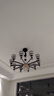 珺蒂北欧轻奢水晶客厅吊灯灯具套餐现代欧式简约大气餐厅灯臂发光灯饰 水晶6头-三色调光 实拍图