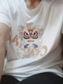 JEANSWEST LIFE真维斯国潮短袖t恤男夏季中国舞狮潮流半袖男大童纯棉宽松打底衫 实拍图