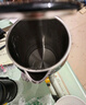 美的（Midea）电水壶热水壶电热水壶高硼硅玻璃1.7L大容量1800W透明暖水壶自动断电MK-SHJ1722 实拍图