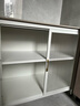 帅仕（shuaishi）厨房置物架落地岩板餐边收纳柜橱柜微波炉烤箱锅具储物架碗柜用具 白3层80长45深【免钉安装】可调层高 实拍图