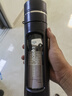 恩尔美（nRMEi）水杯男士大容量茶杯便携车载办公防摔耐高温茶水分离泡茶玻璃杯子 商务黑520ml【茶水分离+提绳】 实拍图