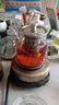 沁心茶壶套装玻璃家用煮泡茶耐热加厚耐高温烧水壶茶水分离养生壶 沁心钢漏壶400ML 实拍图