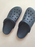 卡骆驰crocs洞洞鞋贝雅卡骆班轻便耐磨一脚蹬休闲鞋|205089 深蓝/辣椒红-4CC 43 (270mm) 实拍图