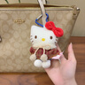 伊美娃娃HelloKitty公仔书包挂件玩偶背包挂饰钥匙扣毛绒小挂件女生日礼物 实拍图