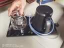 新飞（Frestec）底部全自动上水电热水壶泡茶桌茶台烧水壶一体机办公室功夫茶煮水壶茶具套装泡茶机 经典黑-双层防烫  1L 实拍图