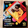 INSTAX富士instax立拍立得 方形相纸 彩虹单包装10张 (适用于SQUARE系列相机 手机照片打印机SP-3) 实拍图