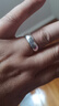 罗泰老银匠999足银福字戒指男女士款时尚情侣一对素圈指环可调节 情侣一对 实拍图