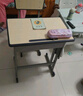 晶霄儿童学习桌椅套装作业课桌子小孩书桌写字桌学校小学生家用可升降 【旗舰款】双柱课桌+椅 公主粉 实拍图