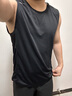 安踏（ANTA）速干背心丨男透气运动跑步2025夏季健身无袖上衣晨练服篮球坎肩 【背心+裤子】黑黑 L (175) 建议130-150斤 实拍图