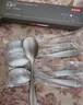 京东京造 钛健康勺子 汤勺家用食品级不锈钢水滴勺【长柄加深】5只套装 实拍图