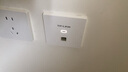 普联（TP-LINK）全屋WIFI6面板AP套装AX1500M千兆ac+ap面板易展路由无线AP套装 TL-XAP1502GI【WiFi6】白色易展版 实拍图