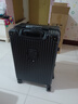 袋鼠（KANGAROO）多功能行李箱女学生拉杆箱男高颜值密码箱大容量万向轮旅行箱 曜石黑-挂包+充电+水杯架 24寸 【黄金尺寸初中生住校】 实拍图