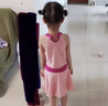 佑游儿童泳衣女童连体裙式中大童游泳衣学生女孩泳装37202粉色 XL 实拍图