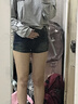 浪莎美式复古牛仔短裤女2026夏季新款高腰弹力紧身a字超短辣妹热裤 实拍图