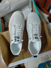 戈耐真皮小白鞋男士休闲皮鞋春秋透气平板鞋一脚蹬青年户外潮流男鞋子 白色 真牛皮 夏季镂空潮鞋 41 码 (255mm) 实拍图