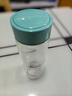 希诺（HEENOOR）玻璃杯女士单层加厚水杯创意花茶杯便携随手杯清新可爱学生杯子 蒂芙尼蓝 350ml 实拍图