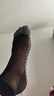 浪莎短丝袜女春夏超薄防勾丝耐磨棉底防滑吸汗女袜黑肉色中筒袜 实拍图
