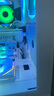 半岛铁盒应龙360水冷海景房机箱ATX/MATX无A柱台式主机台式机电脑全景房 白色+极光Z13 ARGB风扇【4正5反】 实拍图