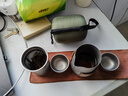 TANXIANZHE探险者户外茶具不锈钢钛化杯茶水分离泡茶器一体收纳露营茶具套装 实拍图