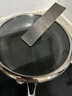 京东京造 平底锅 煎蛋锅牛排蜂窝不粘316L不锈钢电磁炉通用28cm可立锅盖 实拍图