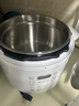 美的（Midea）电压力锅5L家用4-6人0涂层精钢胆高压电饭锅 全自动智能预约开盖火锅煲汤煮粥MY-E5622双胆电饭煲 实拍图