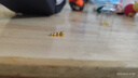 喜上眉梢【喜上眉梢】999足金蹦迪镭射散珠黄金3D硬金超闪足球珠圣诞礼物 1.2g 3mm黄金蹦迪珠 约15颗 实拍图
