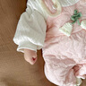 新生的儿见面礼盒初生婴幼儿衣服套装宝宝满月周岁见面礼物高档冬 粉糯米喇叭花 3-6个月 实拍图