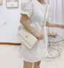 MARIE CLAIRE包包女包奢侈品女士斜挎包单肩包生日礼物送女友老婆 米白色  礼盒装【次日达】 实拍图