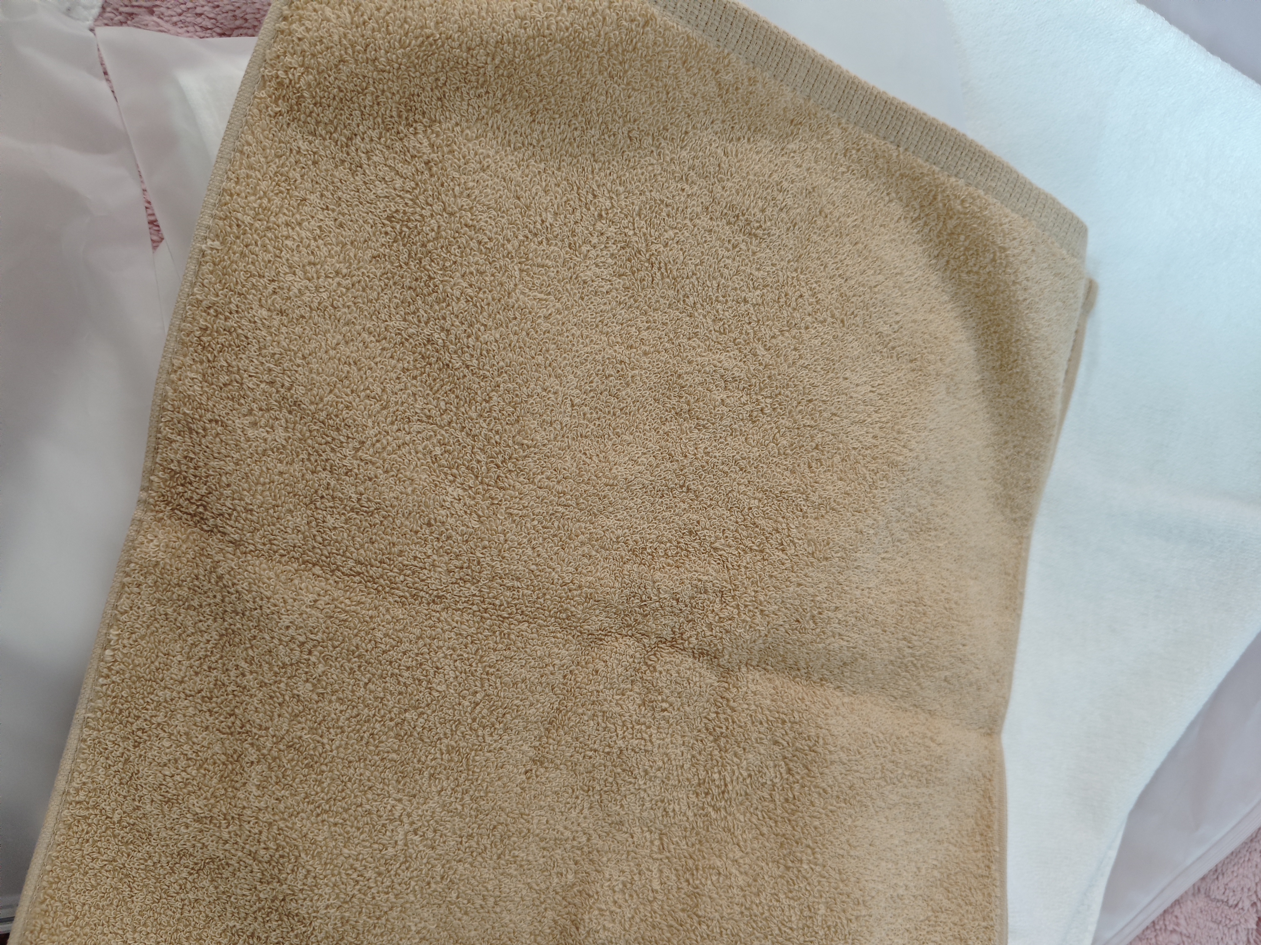 今治タオル（ imabari towel）今治毛巾纯棉零添加脸巾柔软蓬松设计师推荐日本进口约80g 米白色 实拍图