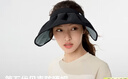 蕉下（beneunder）遮阳帽子防晒帽女防紫外线太阳帽贝壳空顶帽便携TS550粉 实拍图