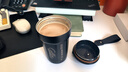 美厨（maxcook）保温杯咖啡杯马克杯304不锈钢水杯户外便携保冷杯子带盖450ml白色 实拍图