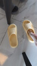 名创优品（MINISO）家居拖鞋男女情侣家用舒适浴室防滑防臭凉拖鞋夏 鹅蛋黄38-39 实拍图