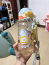 babycare儿童水杯吸管杯双饮二合一户外运动水壶上学大容量PPSU-满杯600ml 实拍图