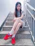 CAMILA KSENIA阿甘鞋女士2026年新款夏季时尚百搭厚底德训鞋红色系休闲运动鞋子 红色 37 实拍图