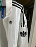 adidas情侣款复古风梭织立领夹克外套男女阿迪达斯官方三叶草 亮白 XS 实拍图