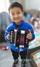 NEW CLASSIC TOYS儿童手风琴初学乐器玩具 早教音乐启蒙玩具可弹奏男女孩生日礼物 黑色 7键2贝斯【3岁以上】 荷兰品牌 3-6岁益智玩具 春节新年礼物 实拍图