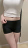 裤袜菇凉女生安全裤夏季外穿高腰紧身收腹高弹力防走光纯棉透气打底短裤 黑色【一条装】抑菌 免穿内裤 M 码（80-95斤可选） 实拍图