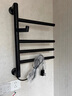 科勒（KOHLER）电热毛巾架家用卫生间浴巾架浴室智能浴室加热发热毛巾烘干架 黑色-下出线 实拍图