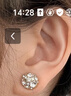 栢启歆磁吸耳钉 耳夹耳环新款无耳洞可戴耳环吸铁石耳饰精致简约耳钉 水钻磁吸耳钉【银色一对】 实拍图