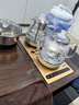 友家铺子（Biooner）全自动上水电热水壶烧水壶家用办公茶台一体机茶桌茶几嵌入式茶具套装 玫瑰金蒸茶款1L 实拍图