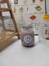 泰禧阁胖胖奶茶瓶家用饮料杯子可爱奶茶瓶酸奶杯加厚塑料瓶一次性奶茶杯 有孔盖【360ML】+吸管+贴纸 加厚20套 实拍图