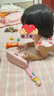 牧童儿童拖鞋夏男宝宝洞洞鞋软底女童卡通洗澡婴幼儿家居鞋萌兔粉160 实拍图