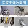 首力不锈钢装饰盖水龙头三角阀加厚卡扣式水管道盖帽遮孔花洒遮丑盖50 实拍图