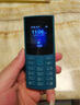 NOKIA新105 4G 全网通移动联通电信 老人老年按键直板学生儿童备用戒网手机 双卡双待  蓝色 实拍图
