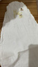 全棉时代婴儿隔汗巾纱布吸汗巾儿童宝宝纯棉垫背巾25cm*50cm，3条/袋 实拍图