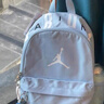 Jordan男女乔丹 聚酯纤维 经典大Logo 双肩包书包DV5304-219珍珠白 均码 实拍图