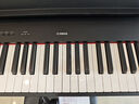 雅马哈（YAMAHA）电钢琴P225B/WH儿童成人初学88键重锤智能蓝牙便携式钢琴P125升级 新品P225WH主机+单踏+官方标配 实拍图