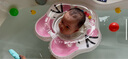 鲸保婴儿游泳圈0-12个月脖圈 新生儿游泳圈宝宝洗澡颈圈K5012粉色大码 实拍图